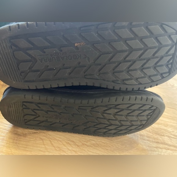 Koolaburra Ugg Mini II Leopard Print Black Suede Kids Size 2 - Picture 5 of 5